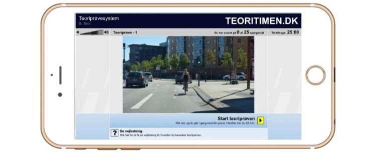 Smartphone eller tablet til teoriprøver